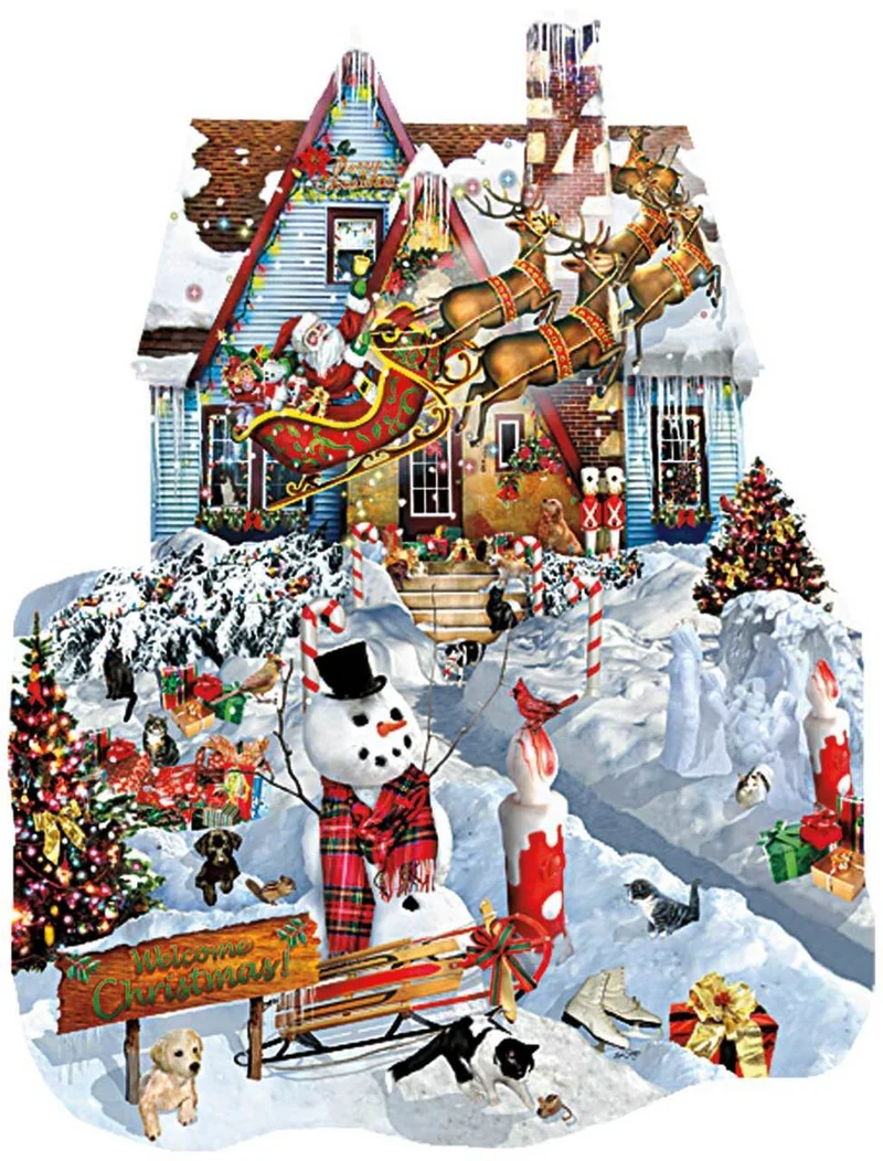 Christmas at Our House, Lori Schory (Shaped)