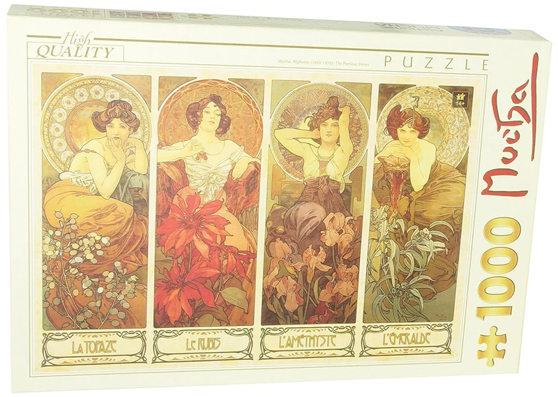 The Precious Stones, Alphonse Mucha