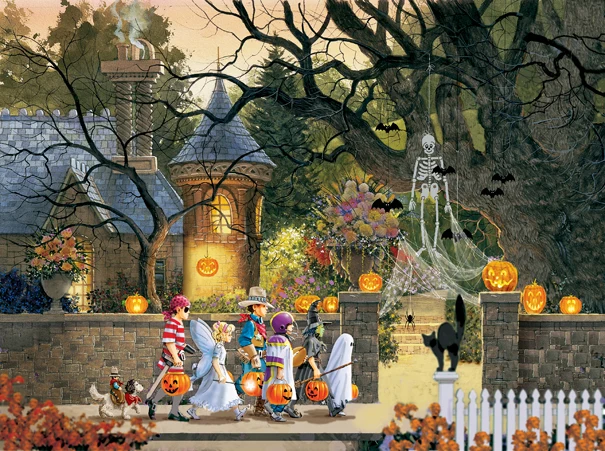 Friends on Halloween