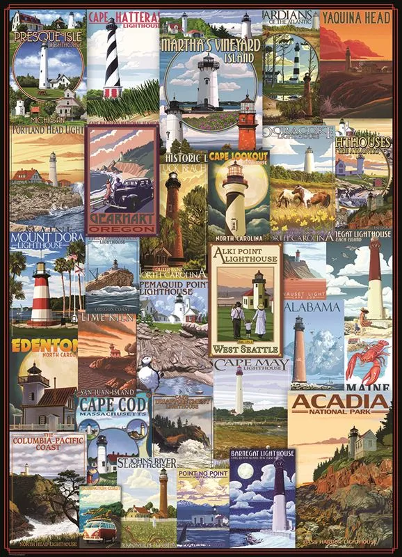 Lighthouse - Vintage Posters