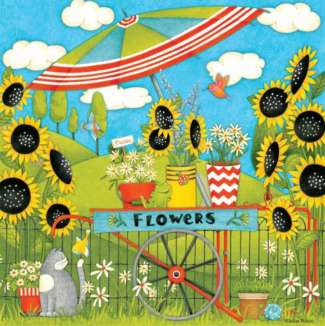 Flower Cart, Debbie Mumm