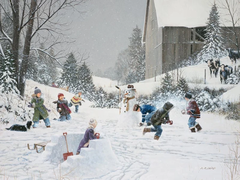 Snowball Fight, Douglas Laird