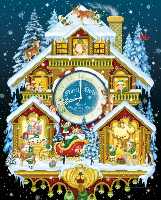 Christmas Cuckoo Clock, Randy Wollenmann