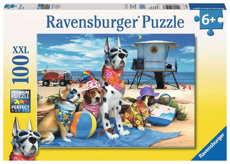 Ravensburger No Dogs on the Beach (100 XXL)