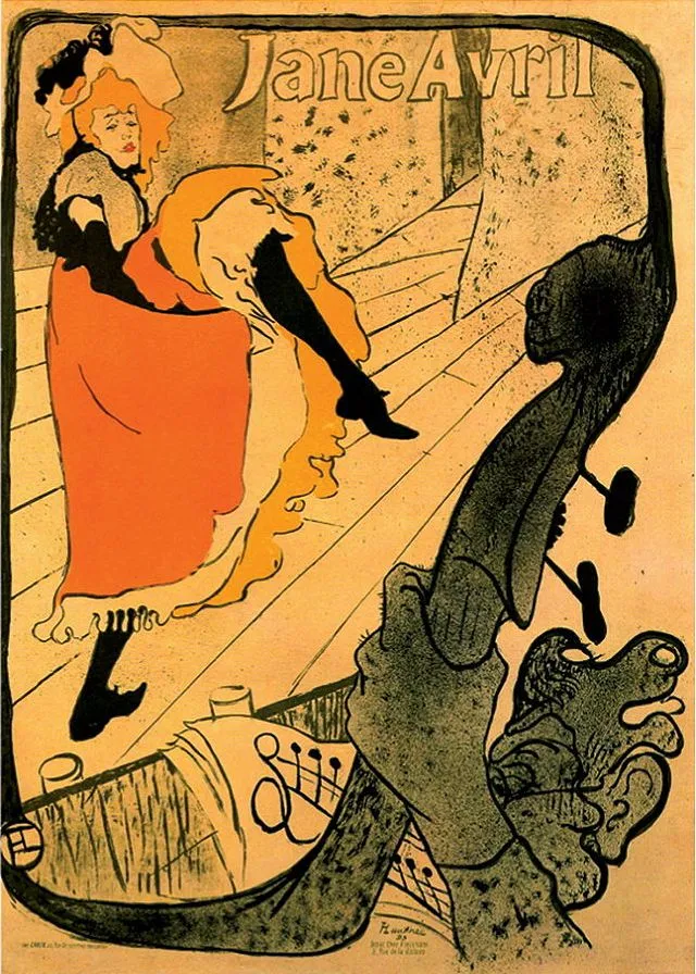 Jane Avril, Henri de Toulouse-Lautrec (People Shaped Pieces)