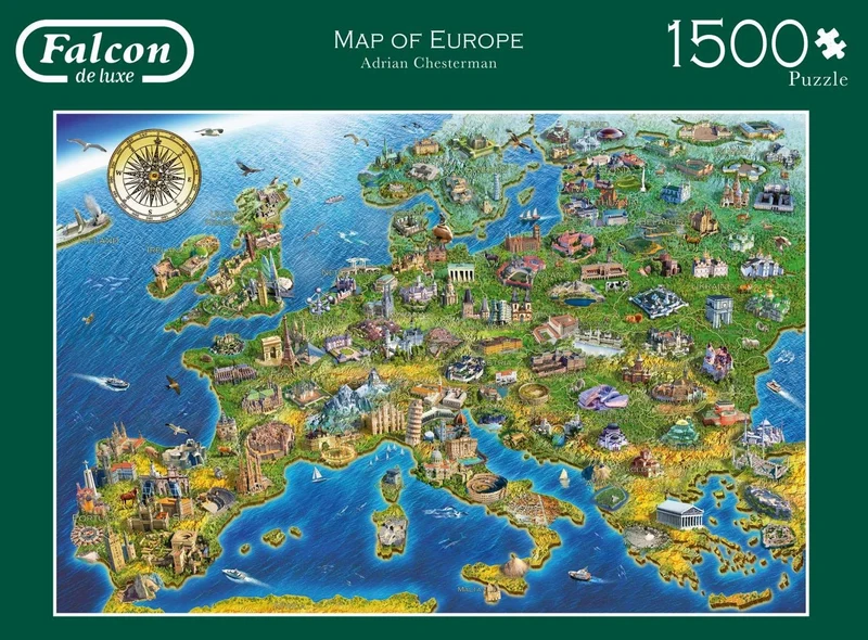 Map of Europe, Adrian Chesterman