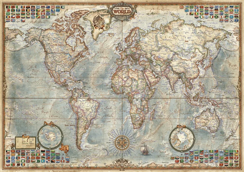 Political Map of the World, Rajko Zigic