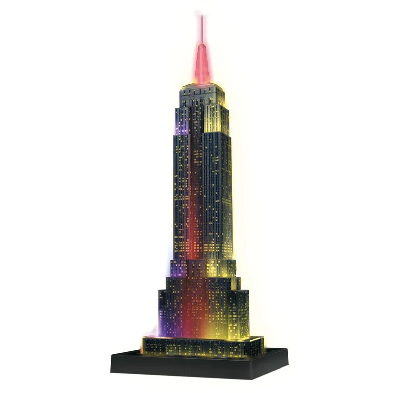 Ravensburger Empire State Building - Night Edition (3D w/ Coloured LED Lights)