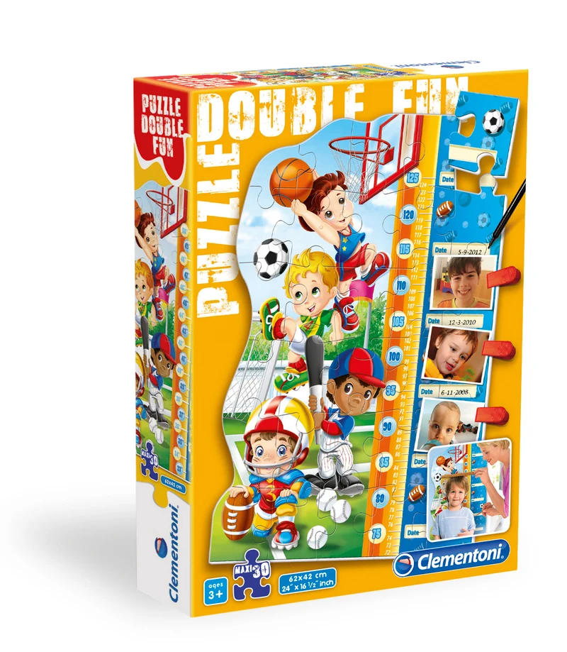 Double Fun: Boys - Puzzle & Height Chart