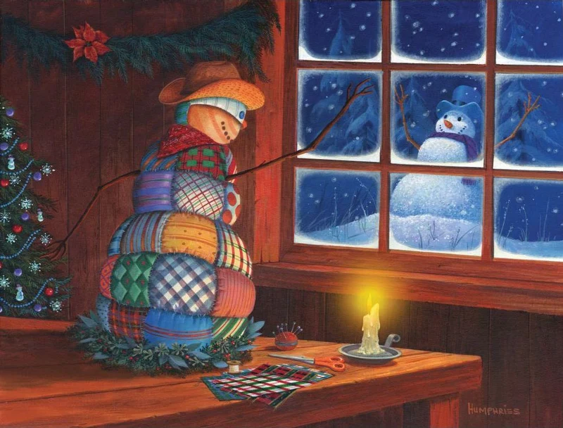 Snowman Patches, Michael Humphries
