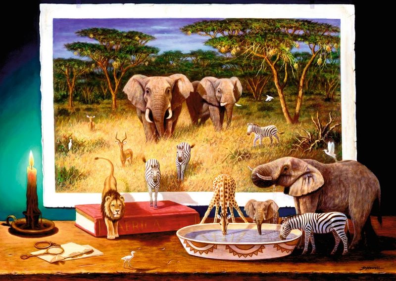 Ravensburger Nighttime Visitors, Bo Newell