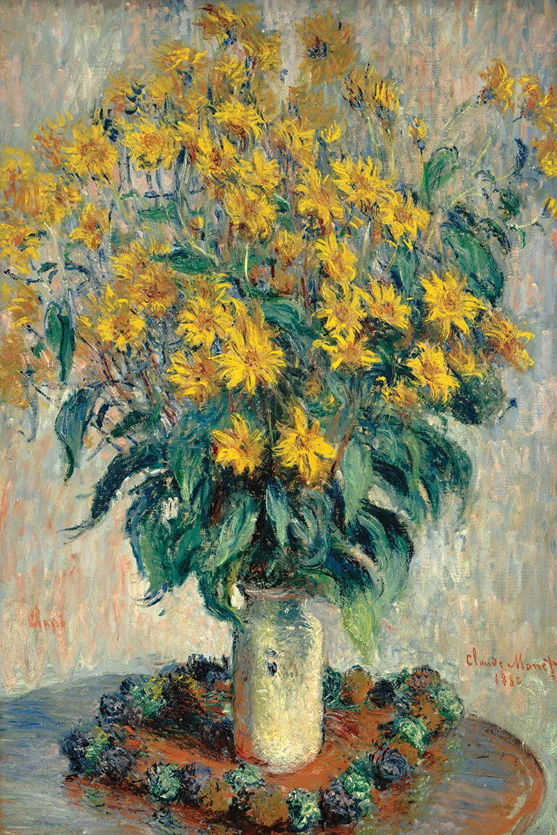 Jerusalem Artichoke Flowers, Claude Monet
