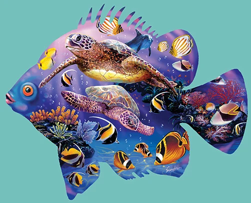 Friendly Seas (Shaped)