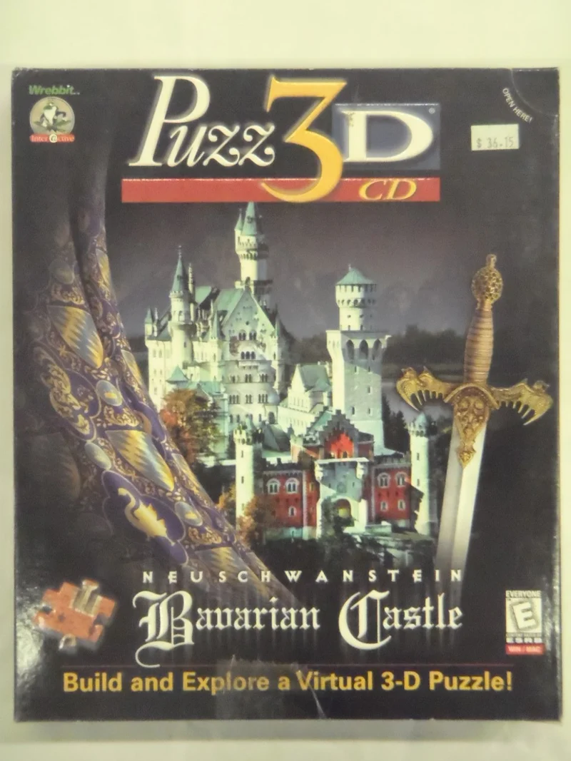Neuschwanstein Bavarian Castle - Virtual 3D Puzzle (CD)