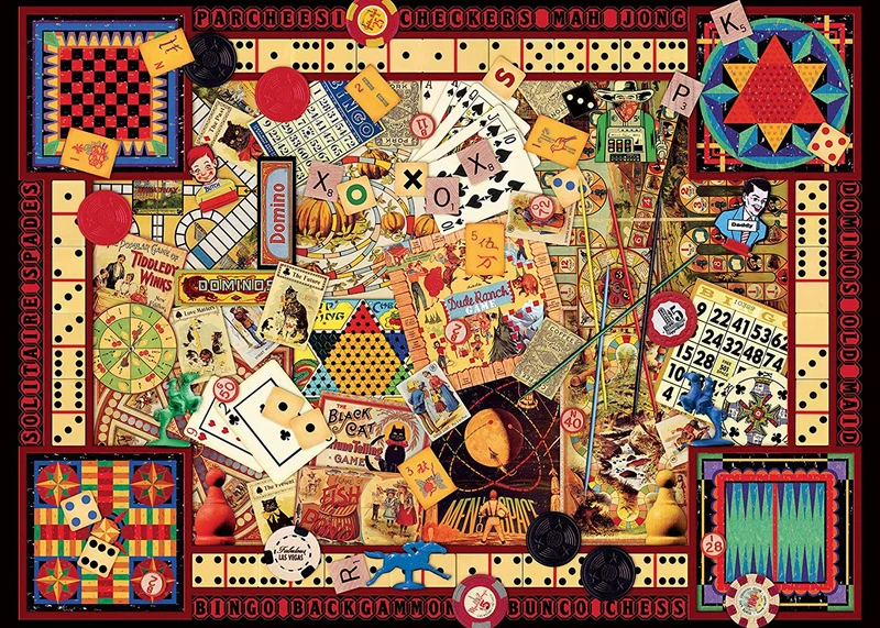 Ravensburger Vintage Games (1000pcs)