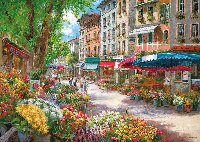 Paris Flower Market, Sam Park